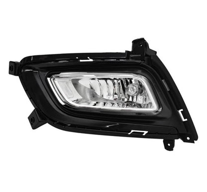 Front Fog Lights & Bezels Trim Passenger Driver 2pcs for 2014 2015 Kia Optima
