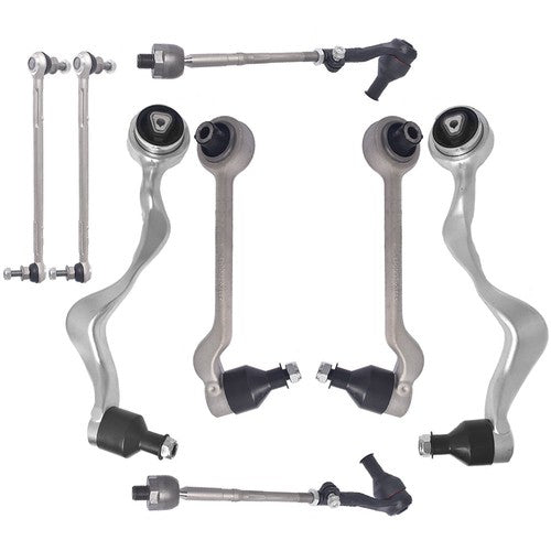 Solid Spare Front Control Arm Ball Joint Sway Bar Link Tie Rods Suspension Kit For BMW E90