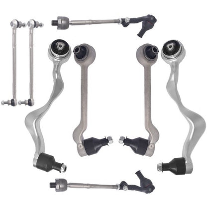 Solid Spare Front Control Arm Ball Joint Sway Bar Link Tie Rods Suspension Kit For BMW E90