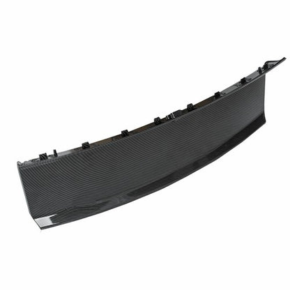 Solid Spare CARBON FIBER LOOK TRUNK PANEL DECKLID REAR TRIM COVER FOR 2015-2023 MUSTANG GT