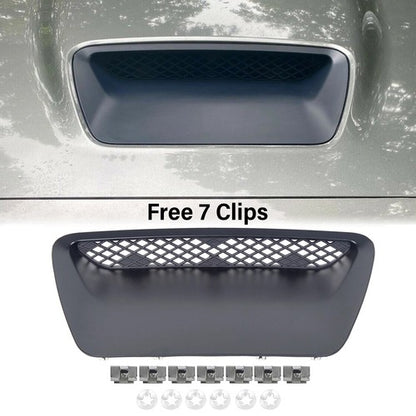 Solid Spare For 04-05 Dodge Ram 1500 SRT-10 Air Flow Intake Scoop Molding Hood Vent Grille