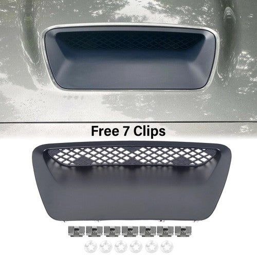 Solid Spare For 04-05 Dodge Ram 1500 SRT-10 Air Flow Intake Scoop Molding Hood Vent Grille