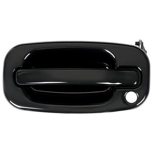 Solid Spare 2Pc Front Outer Door Handle Set For 1999-2007 Chevy Silverado 1500 Glossy Black