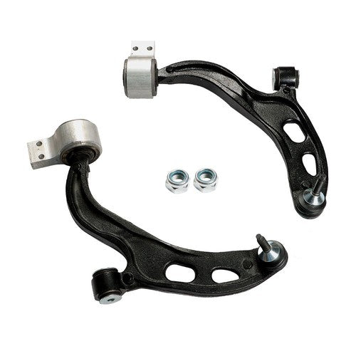 Solid Spare 2× Black Front Lower Control Arm For Ford Taurus Flex Lincoln MKS MKT 2010-2012