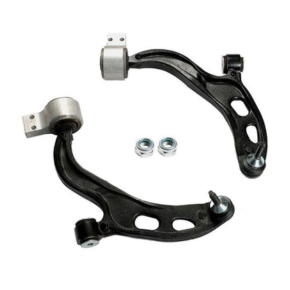 Solid Spare 2× Black Front Lower Control Arm For Ford Taurus Flex Lincoln MKS MKT 2010-2012