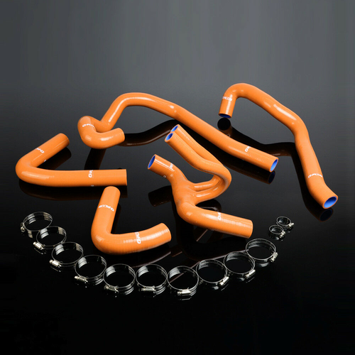 Solid Spare Orange Silicone Radiator Tube Kit Fit For Peugeot 106 GTI / Citroen 16V SAXO VIS