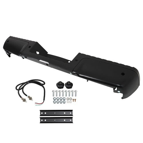 Solid Spare Car Metal Rear Bumper Compatible For 08-16 Ford F-250 F-350 F-450 Super Duty NEW