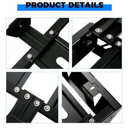 Solid Spare For Jeep Wrangler JK 07-18 Roof Rack Luggage Carrier Cargo 2 Side Ladders 330LB