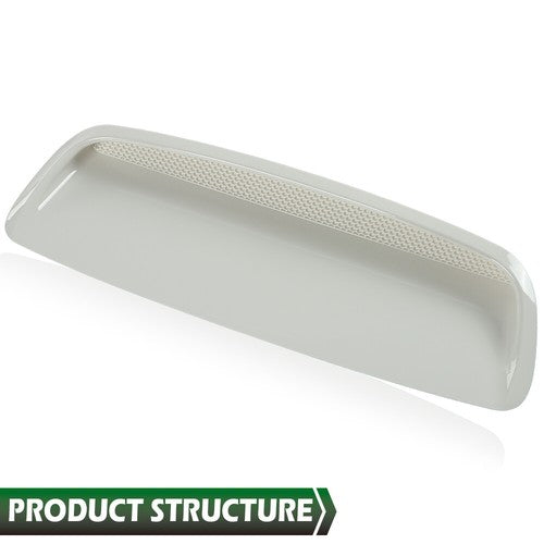 Solid Spare Fit For 2005-2011 Toyota Tacoma Pickup Front Sport Hood Bulge Scoop Kit White
