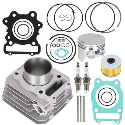 Solid Spare Cylinder Top End Rebuild Kit for 1988-2000 Honda TRX 300 Fourtrax FW 4x4 2x4