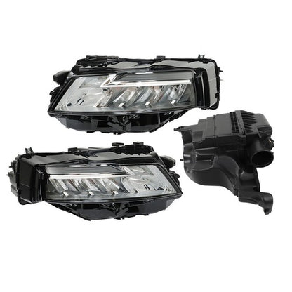 Solid Spare Front For 2021-2023 Nissan Rogue Pair Headlights Air Intake Air Cleaner Housing