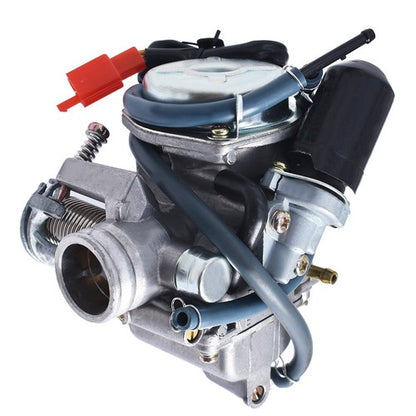Solid Spare 150cc Carburetor GY6 24mm W/ Air Filter Intake Fuel Kit For Roketa Gokart