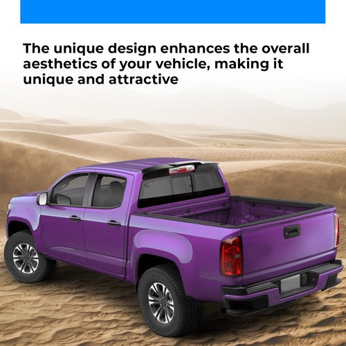 Solid Spare Truck Cab Top Roof Spoiler Wing for Chevy Colorado Crew Cab (2014-2021) 981399