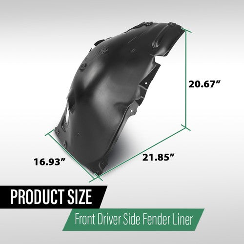 Solid Spare Fit For 2019-2025 BMW 330i Front Fender Liner Left Driver Side | Front Section