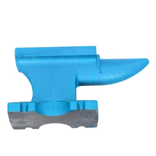 Solid Spare 24LB Cast Iron Anvil with Round Horn for Blacksmith Hard Hole Use
