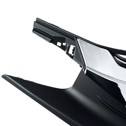 Front Bumper Grille Grill W/Chrome Eyelid Molding For 2016-18 Honda Civic Sedan