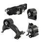 Solid Spare For Chrysler Town & Country Ram C/V 2011-2016 3.6L 4Pcs Engine Motor Trans Mount