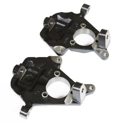 Solid Spare Black 2" Drop Lowering Spindles For Chevy GMC Silverado Sierra 1500 1999-2006