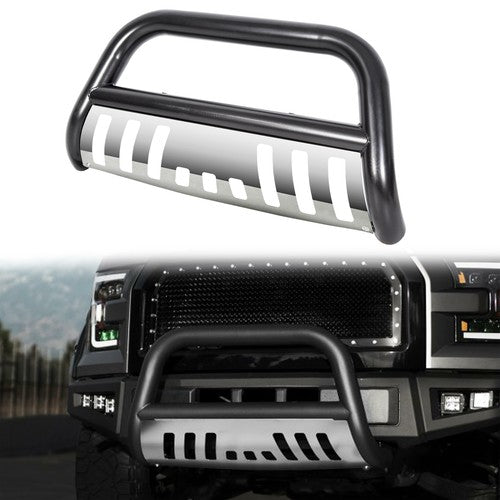 Solid Spare Front Push Bumper Bull Bar Grille Guard Stainless For Toyota Tacoma 2005-2015