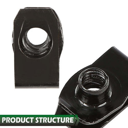 Solid Spare New 5/16-18 x 7/8" x 3/4" Washer 1/2" Hex Head Fender Bolts & U Nuts Body Kit