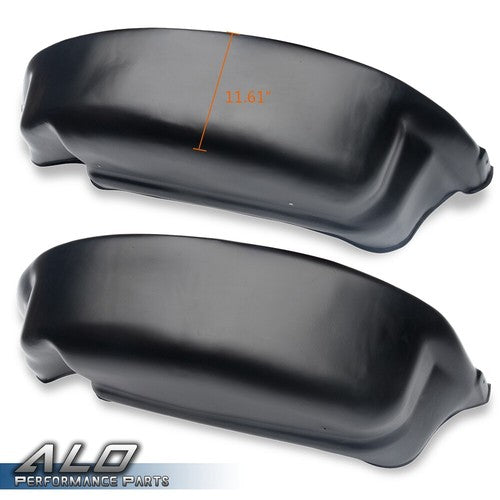 Solid Spare Fit For 15-20 Ford F-150 Rear Wheel Well Guards Inner Fender Mud Flaps 2pcs