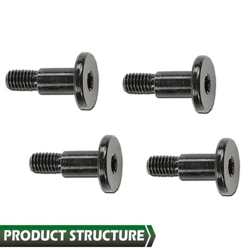 Solid Spare Fit For Ford F150 F250 F350 F450 Super Duty Tailgate Cover Cap Screws Bolts