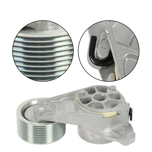 Solid Spare Drive Serpentine Belt Tensioner Assembly for Mack TD700 For Volvo VHD VN VNL VNM