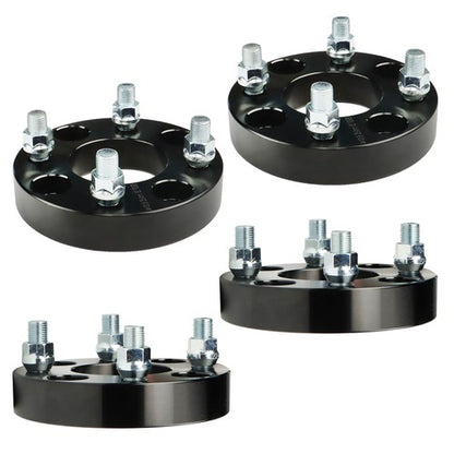 Solid Spare 4× 1" 4x4 Wheel Spacers 62mm Hub Bore 1/2x20 Studs For EZGO Club Car Golf Cart
