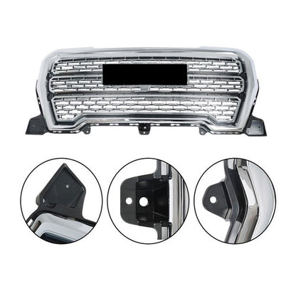 Solid Spare Front Bumper Grille High Quality Plastic For GMC Sierra 1500 Denali 2019-2021
