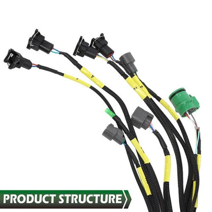 Solid Spare Tucked Engine Harness OBD1 Budget D & B-series Fit For Civic Integra B16 B18 D16