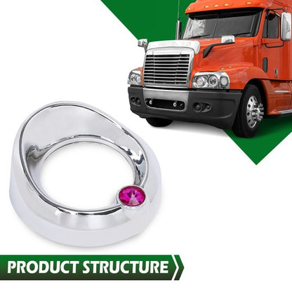 Solid Spare Fit For Older Freightliner Century w/ Purple Jewel Visor 2 3/8" Gauge Cover