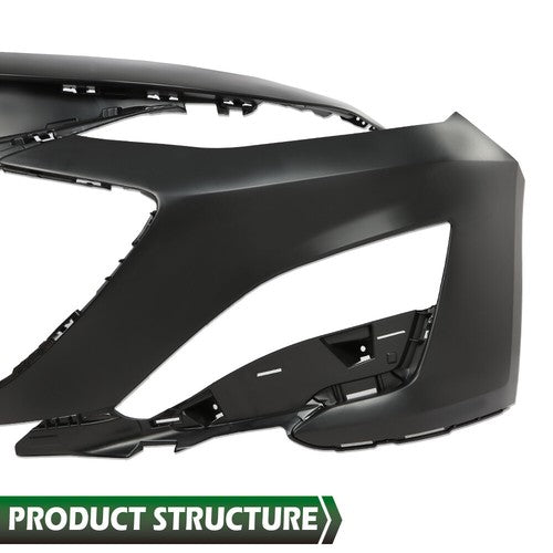 Solid Spare Fit For 2019-2025 Chevrolet Malibu Sedan Front Bumper Cover+Lower Lip Protector