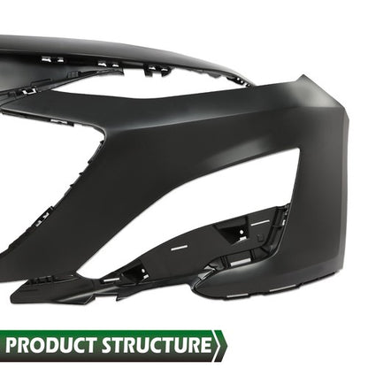 Solid Spare Fit For 2019-2025 Chevrolet Malibu Sedan Front Bumper Cover+Lower Lip Protector