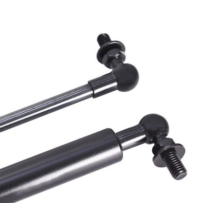 Solid Spare 2Pcs NEW Hood Gas Struts Black Metal For Lexus GX470 2003-2009 4Dr Hood