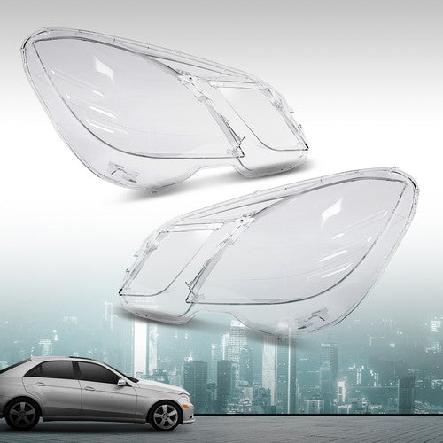 Solid Spare Fit For 2009-2013 Mercedes-Benz E Class W212 4-Door Headlight Replacement Lens
