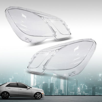 Solid Spare Fit For 2009-2013 Mercedes-Benz E Class W212 4-Door Headlight Replacement Lens