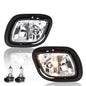 Solid Spare Bumper Fog Lights Driving Lamps W/ Bulbs Fit For 2008-2017 Freightliner Cascadia