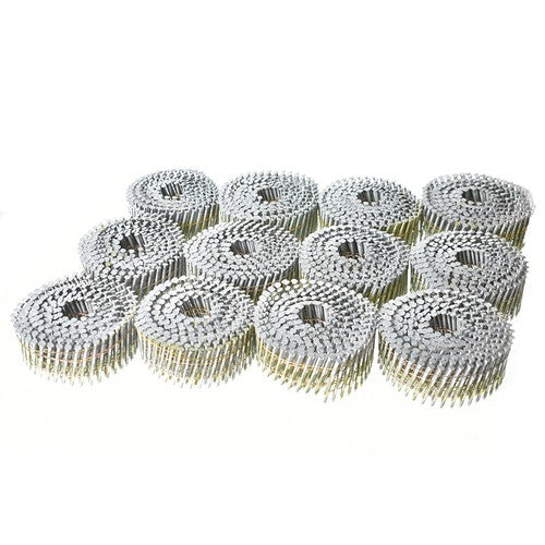 Solid Spare Full Round Head Siding Nails 3600 Pack 2-1/4"x0.092" 15 Degree Wire Coil