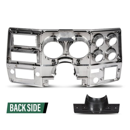 Solid Spare Fit For Chevrolet GMC Truck 1981-1983 Dash Bezel W/ A/C W/ Lower Column Cover