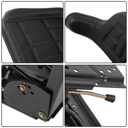 Solid Spare PA-11-CCT Black Tractor Suspension Seat Fits For Ford & New Holland 5100 Series