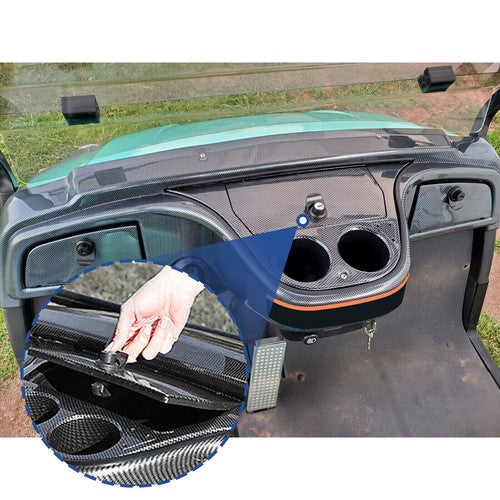 Solid Spare Carbon Fiber Style Dash Kit Dashboard For 2007-2016 Yamaha Drive & G29 Golf Cart