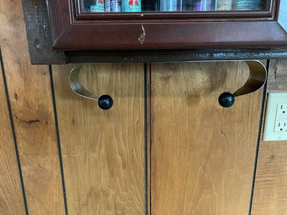 Solid Spare Paper Towel Holder Under Cabinet Wall Mount Roll Rack for Kitchen Bathroom