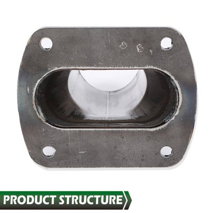 Solid Spare Fit For 87-99 Ford F250 F350 E250 E350 5.8L Catalytic Converter Repair Flange