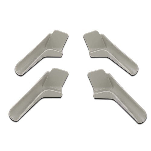 Solid Spare 4PCS Tan RV Rain Gutter Spout Long Version Left & Right Driver & Passenger