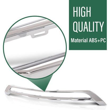 Solid Spare Front Chrome Grille Surround Bumper Cover Fit For 13-15 Mercedes Benz GLK350 250