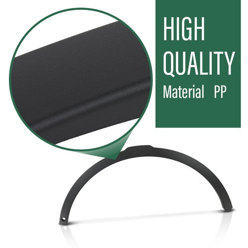 Solid Spare Fender Trim Molding Fit For 14-18 Land Rover Range Rover Evoque Front Left&Right