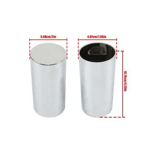 Solid Spare 33mm Chrome Plastic Cylinder Lug Nut Covers Caps Thread on for Semi Truck 20PCS