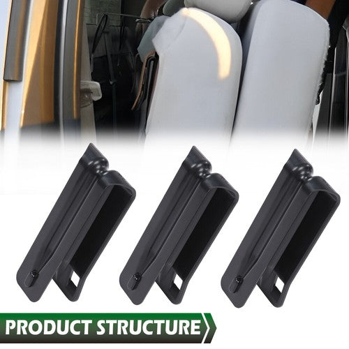 Solid Spare 3pcs Fit For 08-14 Chevy Silverado 1500 Rear Seat Bumper Cushion Bracket Repair