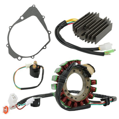 Solid Spare For Yamaha Warrior 350 YFM350X Magneto Stator Regulator Relay Gasket