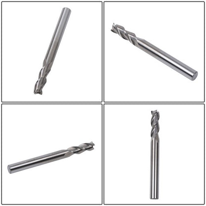 Solid Spare For Aluminum 10 Pcs 1/4" Alu-Power 3 Flute Regular Length Carbide End Mill New